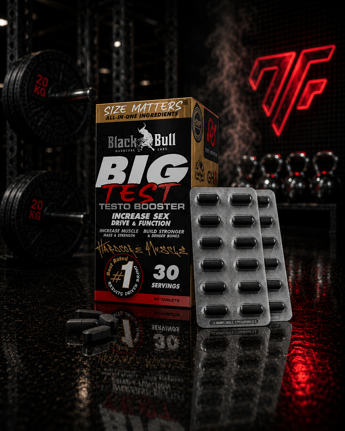 Black Bull BIG TEST - 90 Capsules