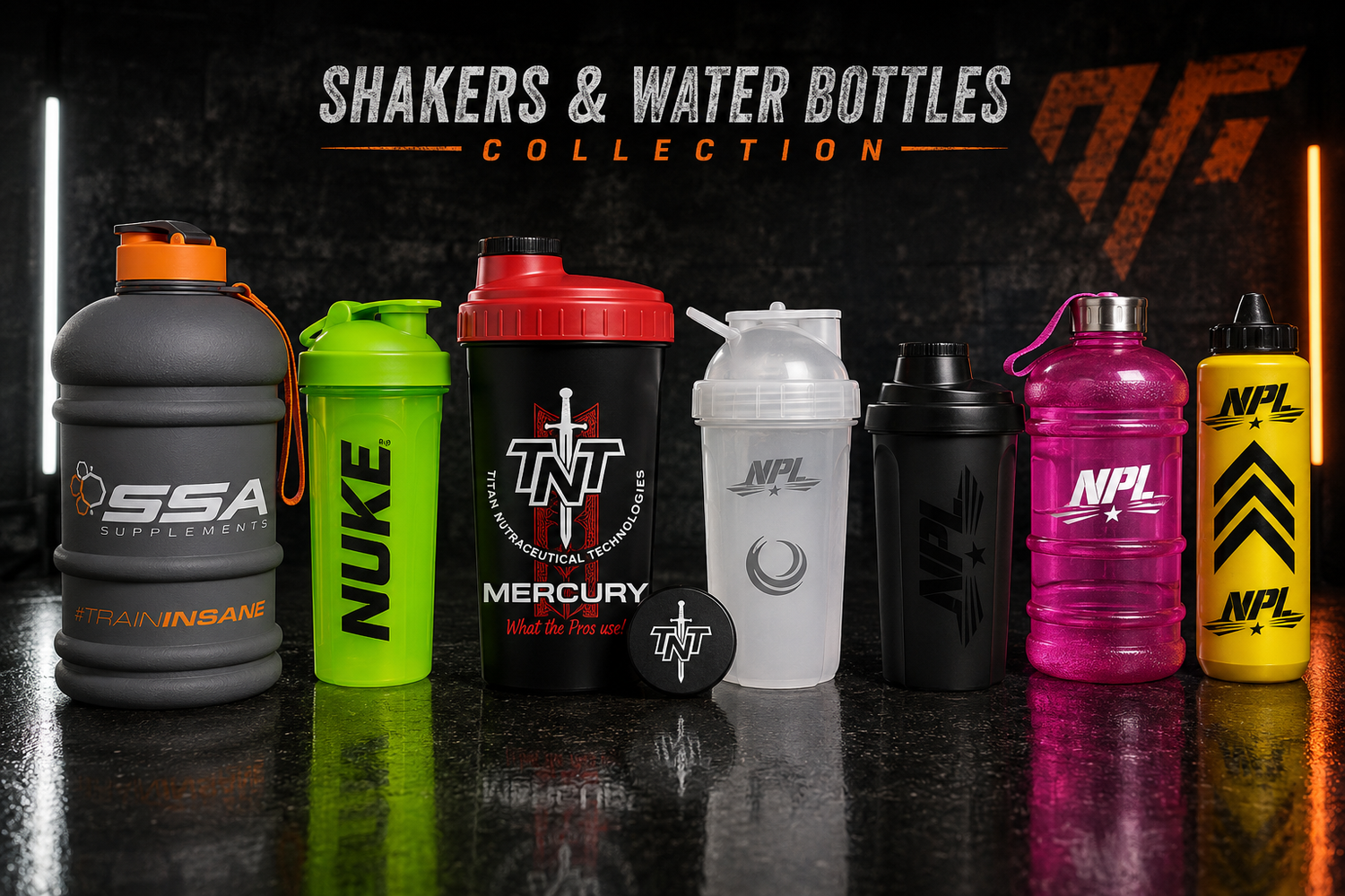 SHAKERS & BOTTLES