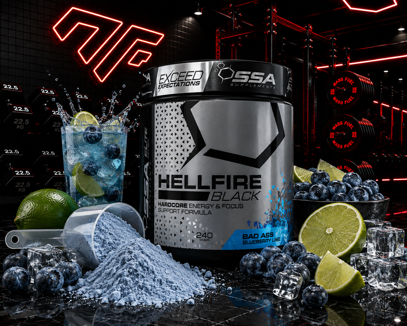 SSA Hellfire Black