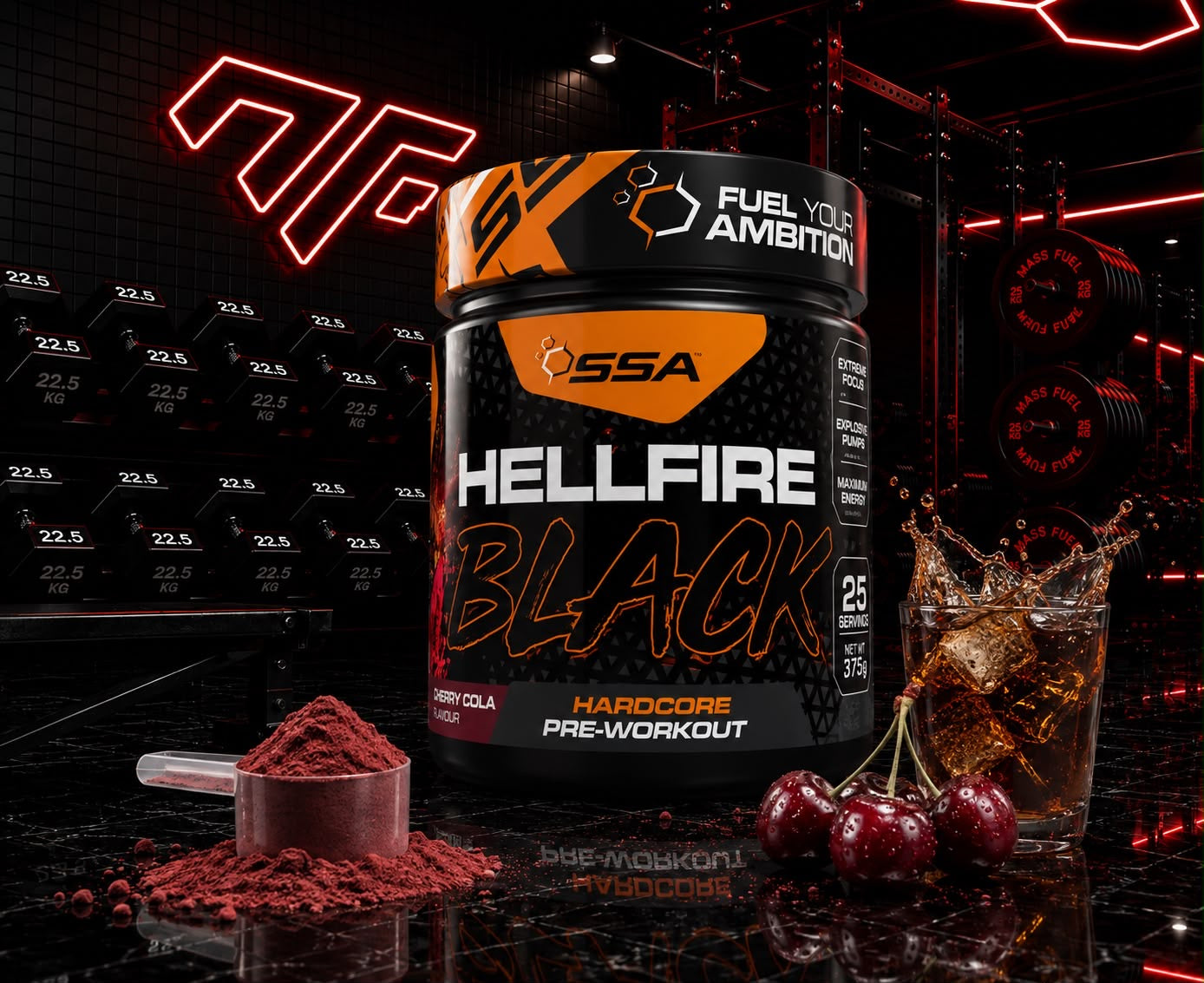 SSA Hellfire Black