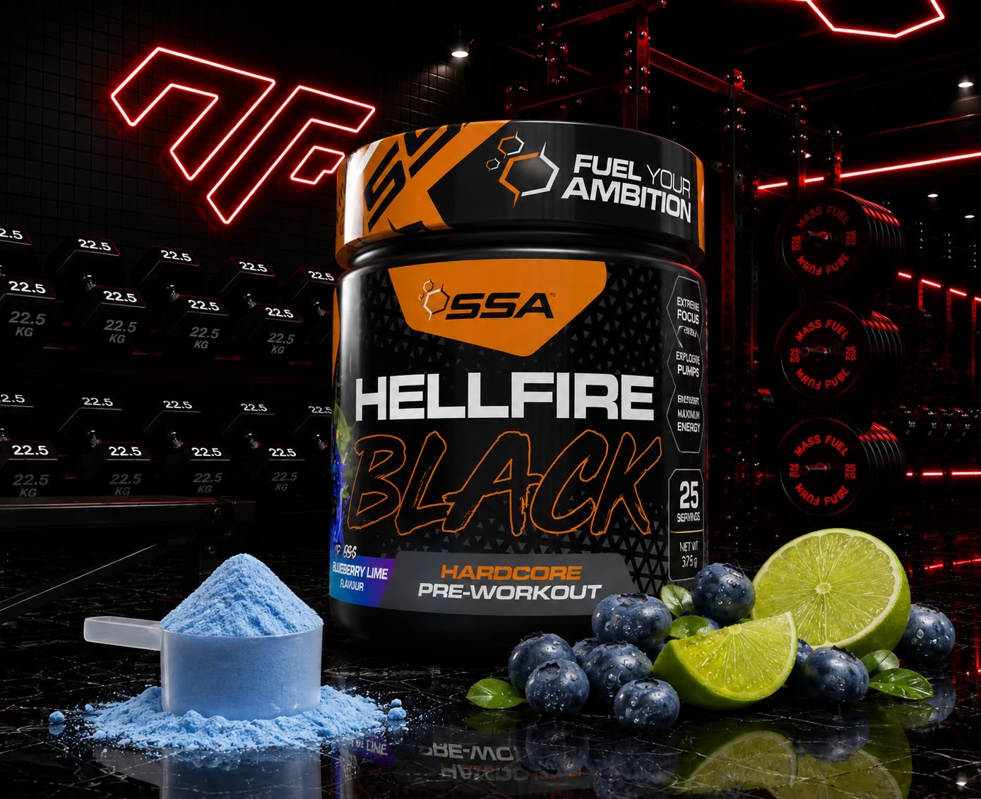 SSA Hellfire Black