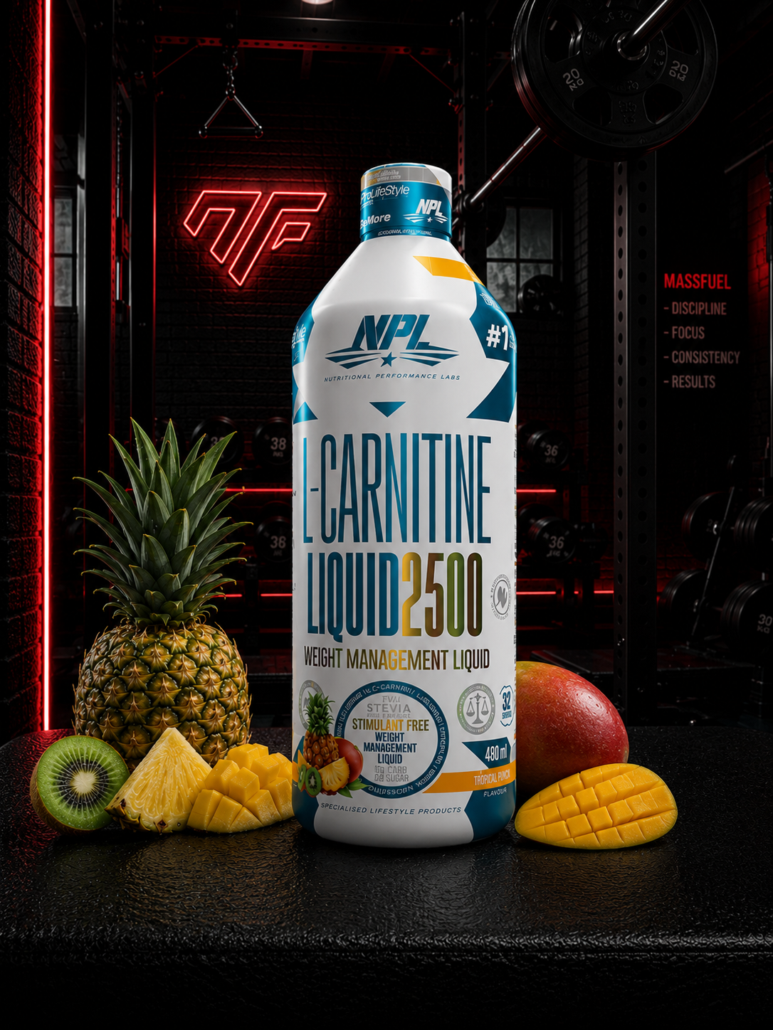 NPL L-Carnitine Liquid 2500 (480ml)